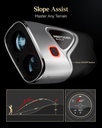 REDTIGER OLED GolfVue Series 4 Rangefinder, Laser Range Finder with Slope